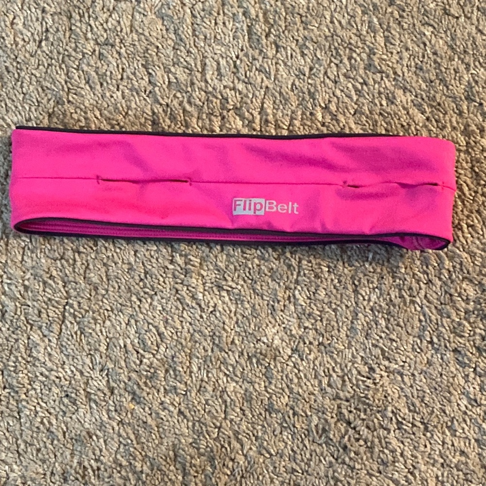 Pink Flipbelt Running Storage